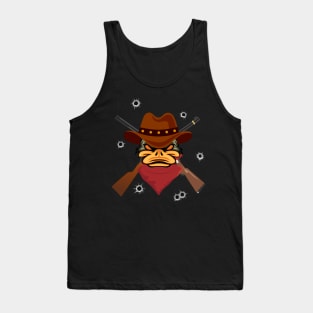 Cowboy Duck - Angry guns Tank Top